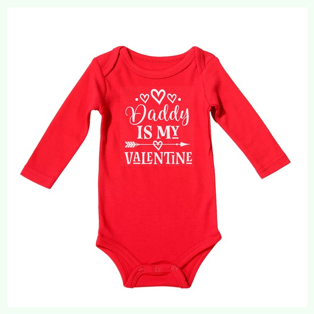 Newborn Valentine’s Day Cotton Romper – Soft Summer Baby One-Piece Outfit - Sprout