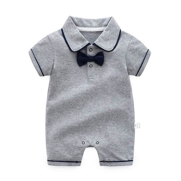 Baby Jumpsuit Thin Clothing Short Sleeve Crawler