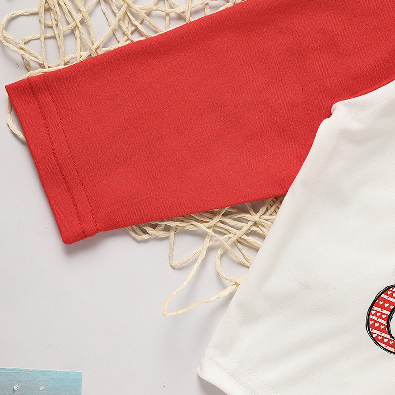 2-Piece Baby Boy Valentine’s Outfit – “Heart Crusher” Long-Sleeve T-Shirt & Black Heart Print Pants Set - Sprout