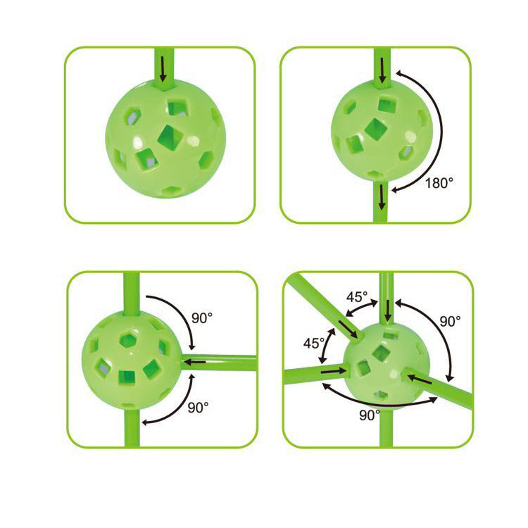 Three-dimensional inserting parent-child toys - Sprout