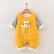 Newborn Cotton Coat Set Fleece-lined Thickened