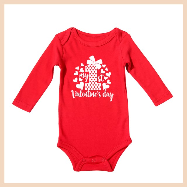 Newborn Valentine’s Day Cotton Romper – Soft Summer Baby One-Piece Outfit - Sprout