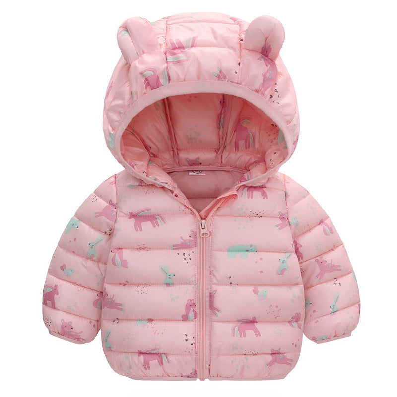Winter Baby Cotton Coat Thickened Baby Quilt Coat Children's Clothing - Sprout