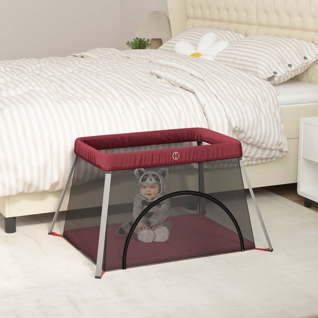 Baby Playpen with Mattress Linen Fabric   Baby Playpen with - Sprout