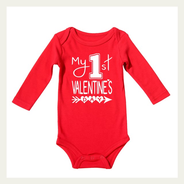 Newborn Valentine’s Day Cotton Romper – Soft Summer Baby One-Piece Outfit - Sprout