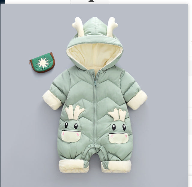 Baby winter romper