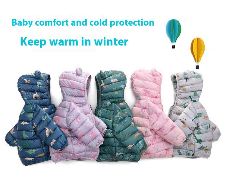 Winter Baby Cotton Coat Thickened Baby Quilt Coat Children's Clothing - Sprout