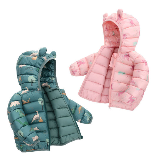 Winter Baby Cotton Coat Thickened Baby Quilt Coat Children's Clothing - Sprout