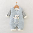 Newborn Cotton Coat Set Fleece-lined Thickened