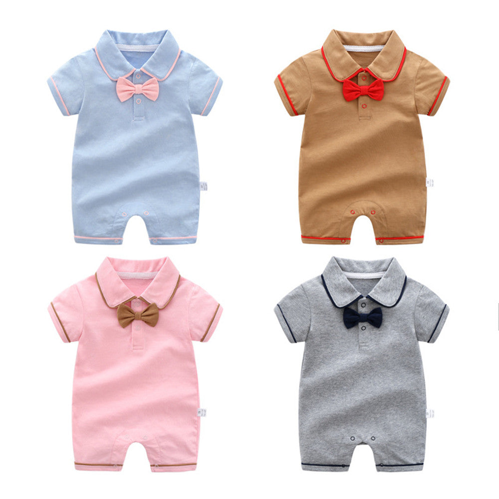 Baby Jumpsuit Thin Clothing Short Sleeve Crawler - Sprout