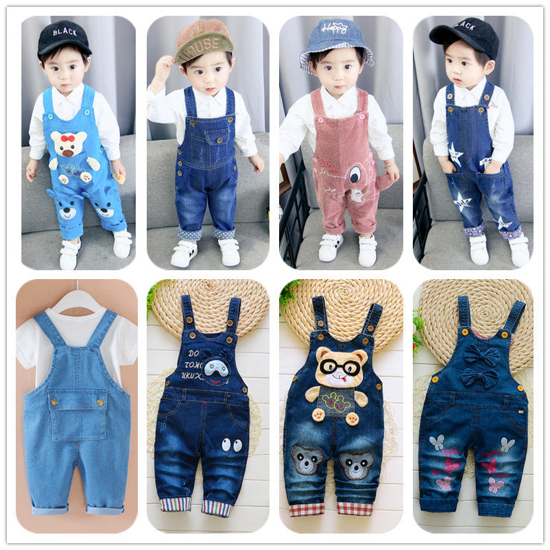 Kids Denim Overalls & Pants – Baby & Children’s Jeans Two-Piece Outfit - Sprout