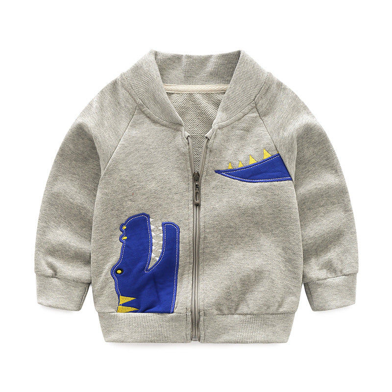 Kids Cotton Zipper Sports Shirt – Baby & Children’s Casual Top - Sprout