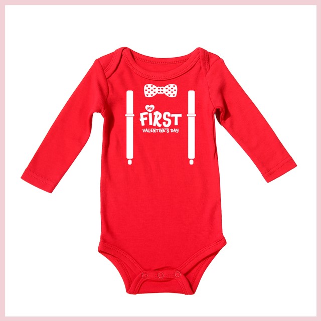 Newborn Valentine’s Day Cotton Romper – Soft Summer Baby One-Piece Outfit - Sprout