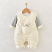 Newborn Cotton Coat Set Fleece-lined Thickened