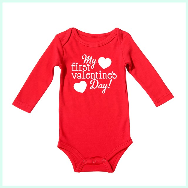 Newborn Valentine’s Day Cotton Romper – Soft Summer Baby One-Piece Outfit - Sprout