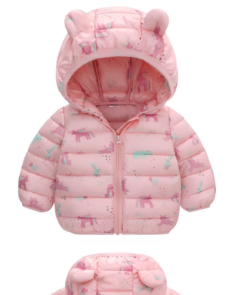 Winter Baby Cotton Coat Thickened Baby Quilt Coat Children's Clothing - Sprout