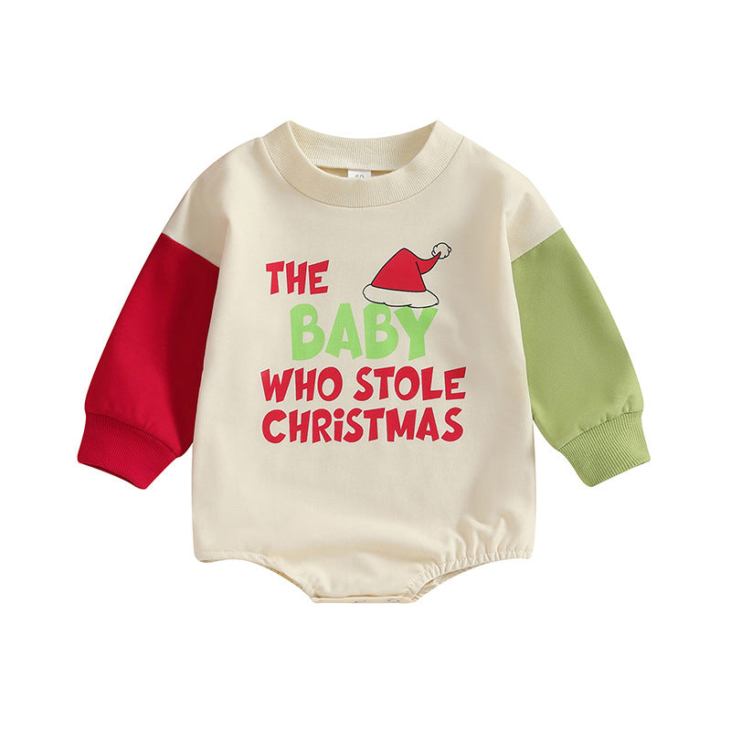 Baby Christmas Clothing Baby Loose Crawling Suit Butt Wrap Clothes Romper - Sprout